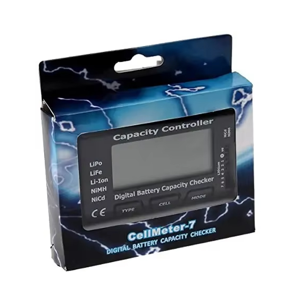 Drone Battery Voltage Checker - SoloGood CellMeter-7 Digital Lipo Battery Capacity