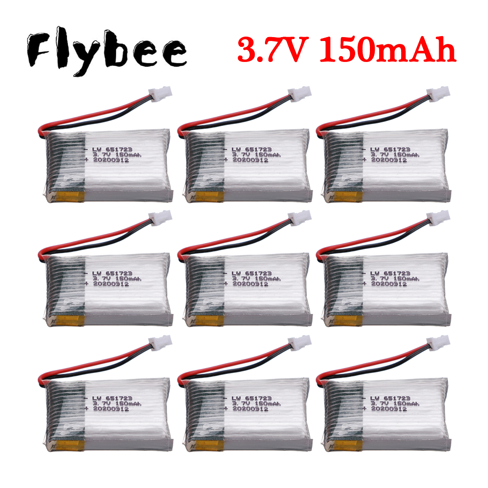 Drone Battery Lipo - 3.7V 150mah 651723 for H20 S8