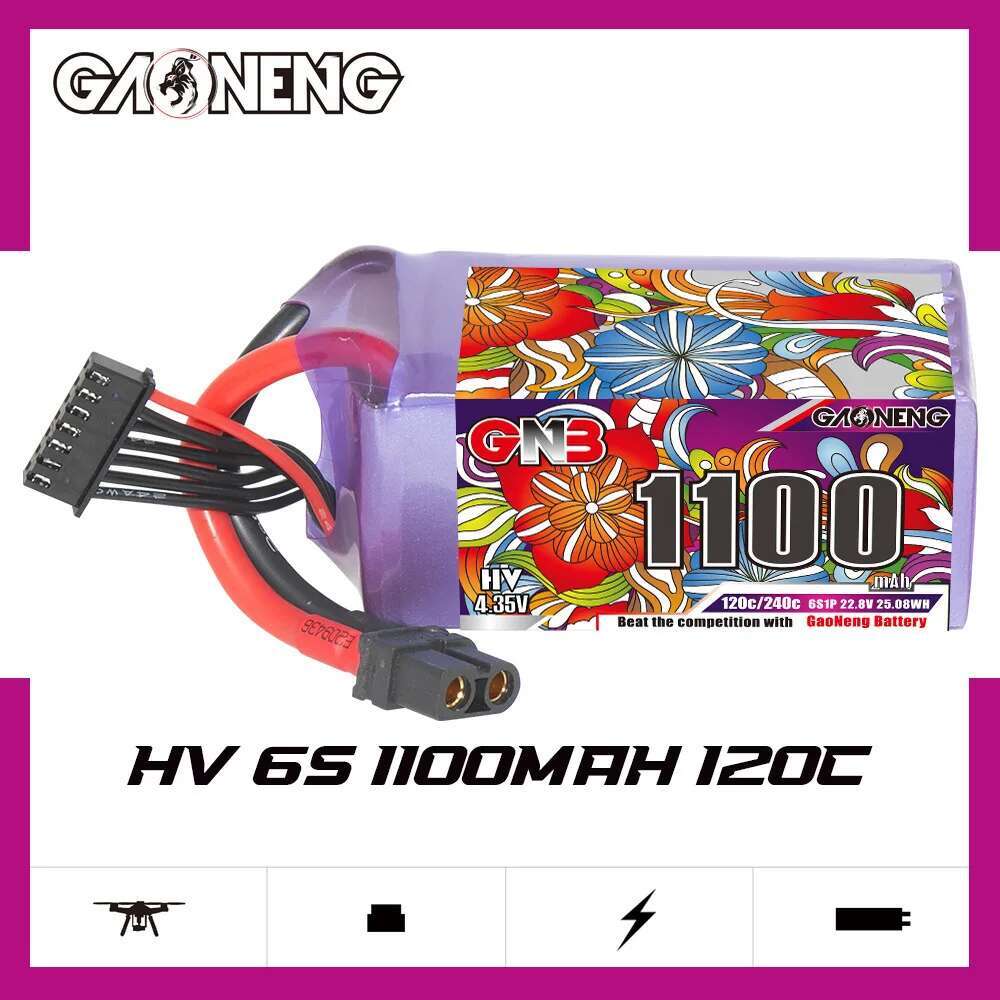2Pcs GNB 6S Lipo Battery 22.8V - Drone Battery Plate incelemesi ve fiyatı