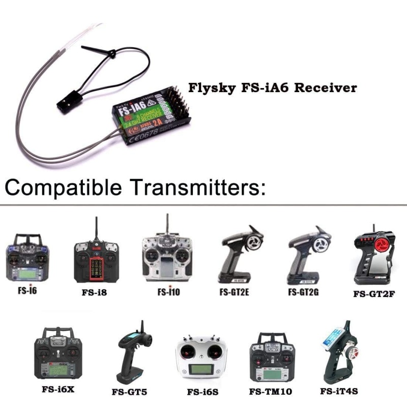 Flysky FS-IA6 Receiver 6CH Dua - Drone Battery Plate incelemesi ve fiyatı