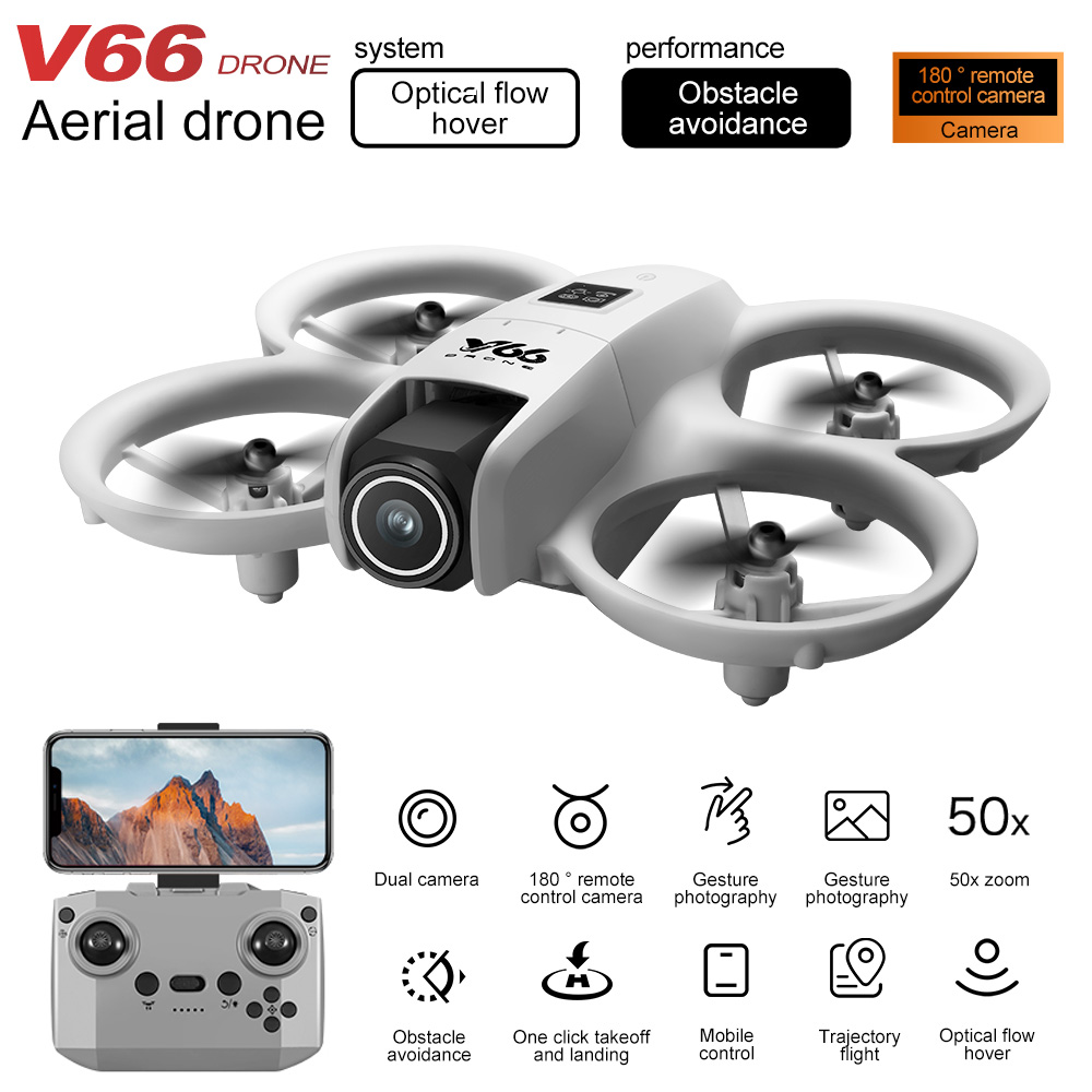 New V66 Mini Drone HD Camera 4 - Drone Battery Case incelemesi ve fiyatı