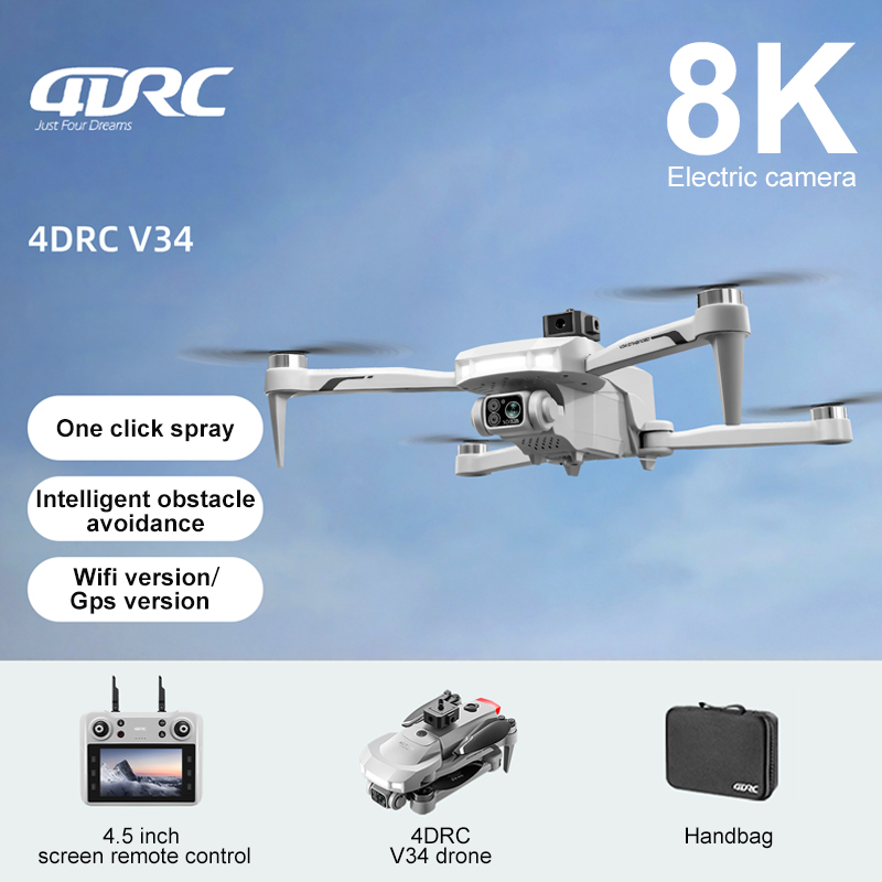 2025 New V34 Drone 8K Camera P - Drone Battery Case incelemesi ve fiyatı
