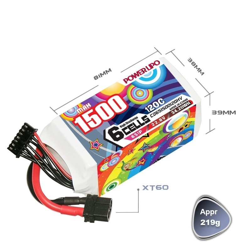 Grade A 1500MAH 22.8V 6S 120C  - Drone Battery 6S incelemesi ve fiyatı