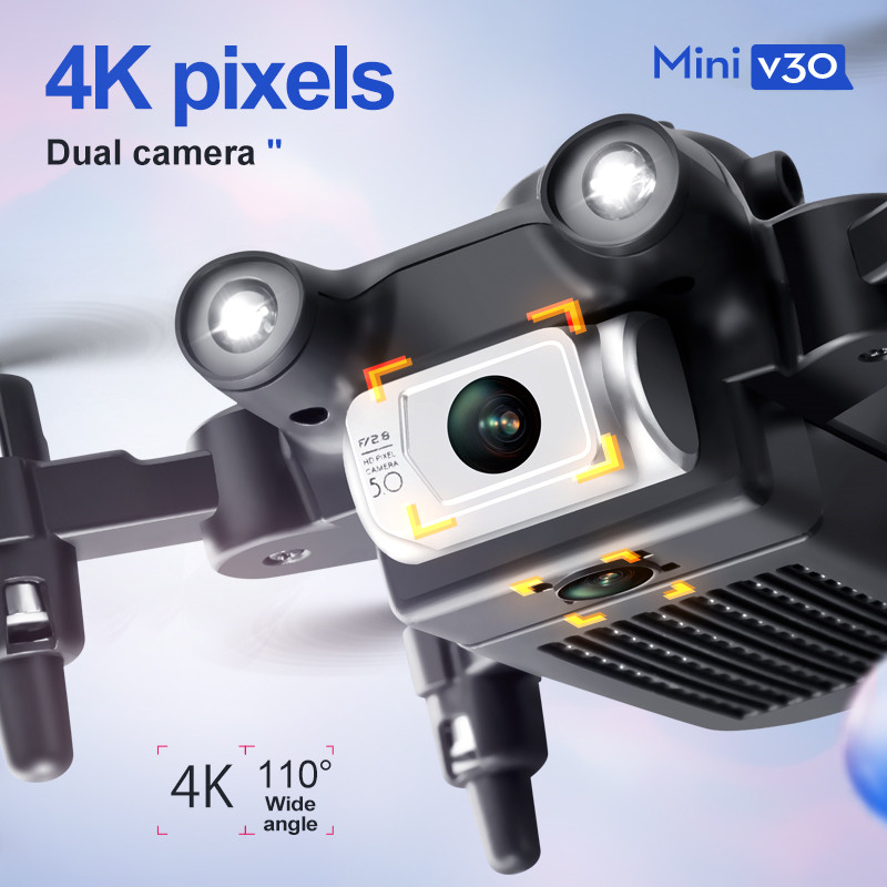 Mini V30 WiFi FPV Drone With 4 - Drone Battery Case incelemesi ve fiyatı