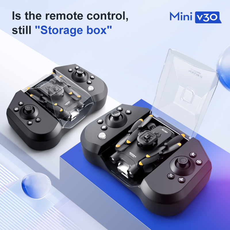 Mini V30 WiFi FPV Drone With 4 - Drone Battery Case incelemesi ve fiyatı
