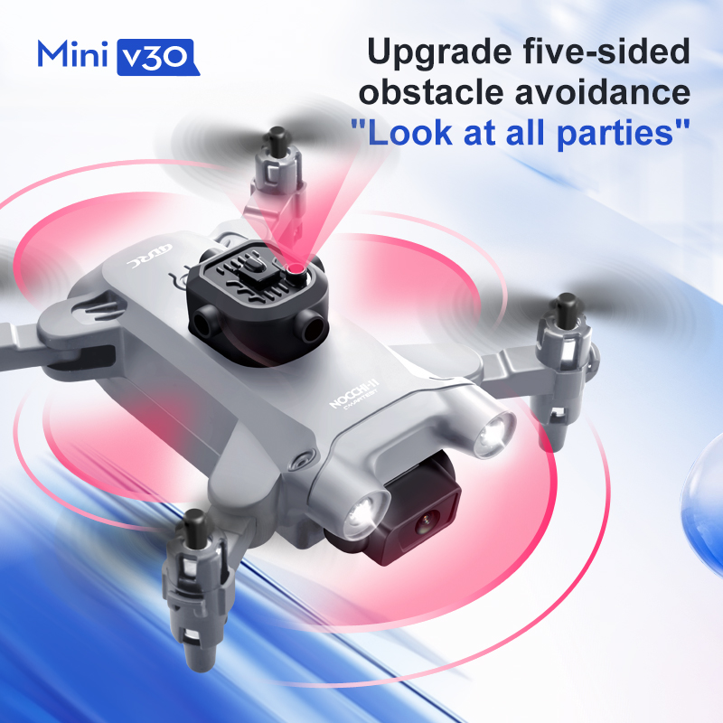 Mini V30 WiFi FPV Drone With 4 - Drone Battery Case incelemesi ve fiyatı