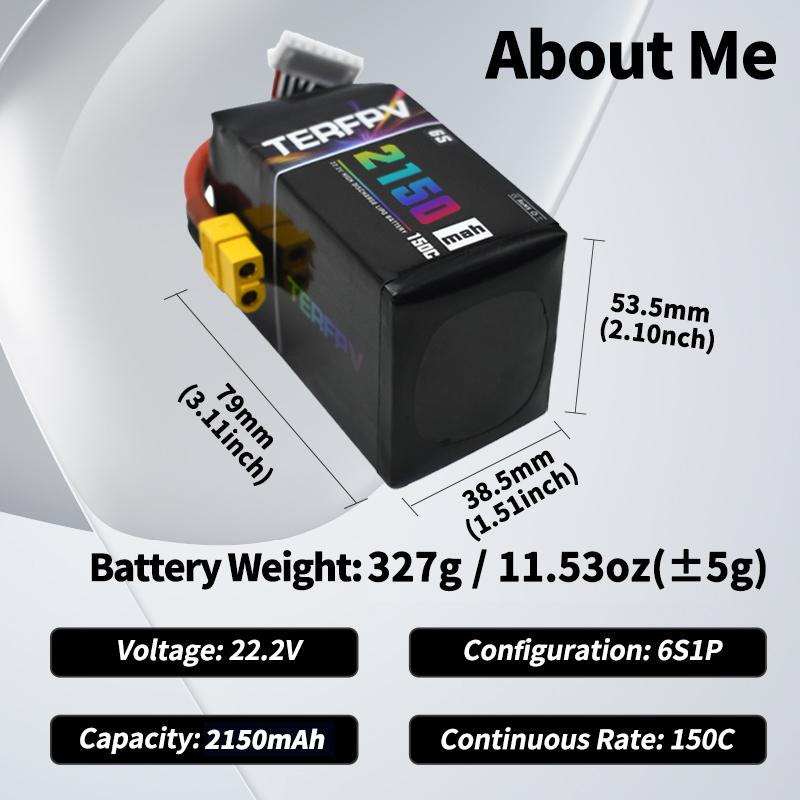 TERFPV Lipo Battery 6S 22.2V 1 - Drone Battery Plate incelemesi ve fiyatı