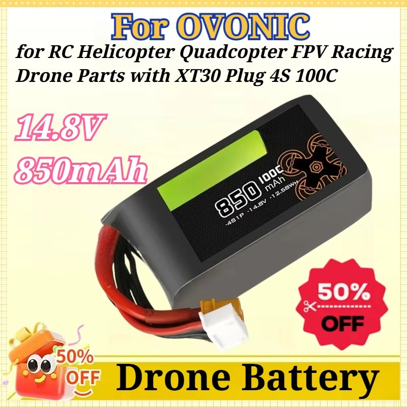 For OVONIC 14.8V 850mAh 4S 100 - Drone Battery 4S incelemesi ve fiyatı