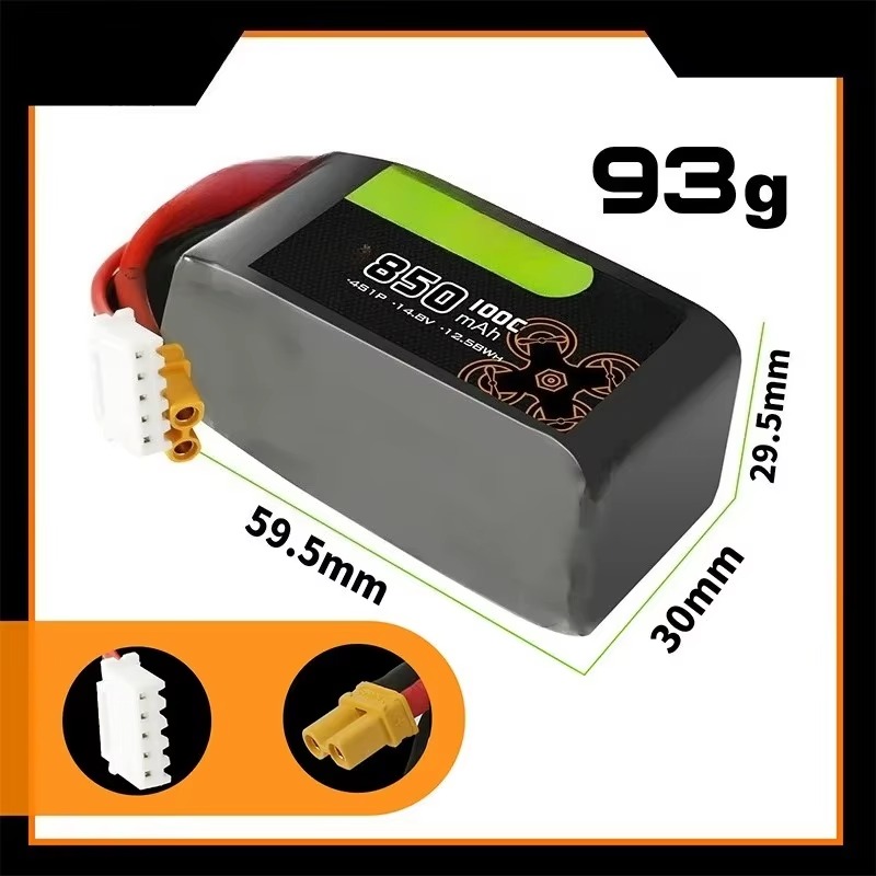 For OVONIC 14.8V 850mAh 4S 100 - Drone Battery 4S incelemesi ve fiyatı