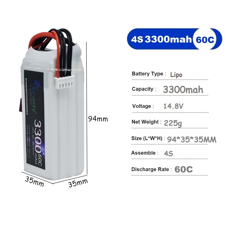 LiPo Rechargeable Battery 4S 3 - Drone Battery Connector incelemesi ve fiyatı