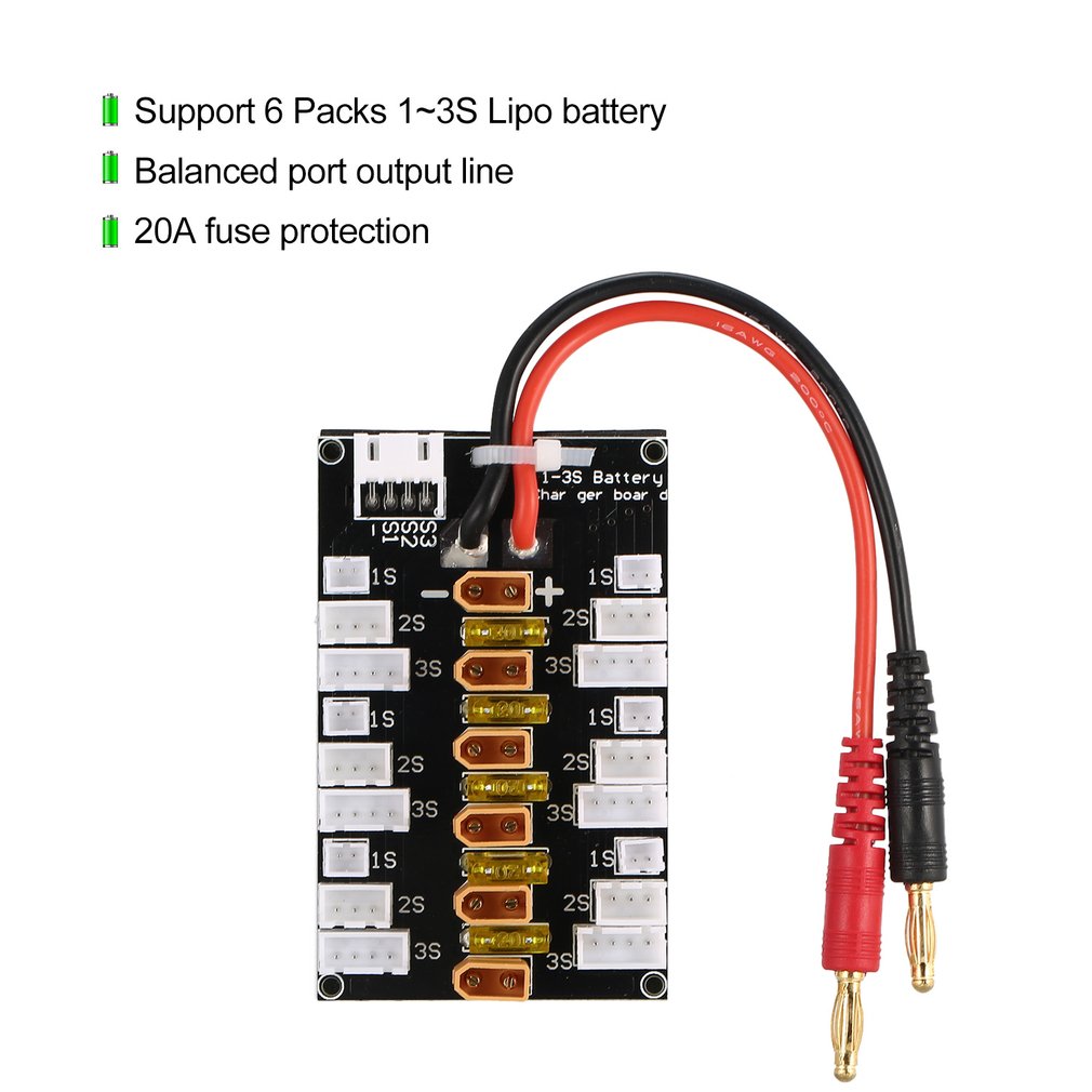 RC Lipo Battery Parallel Charg - Drone Battery Parallel Board incelemesi ve fiyatı