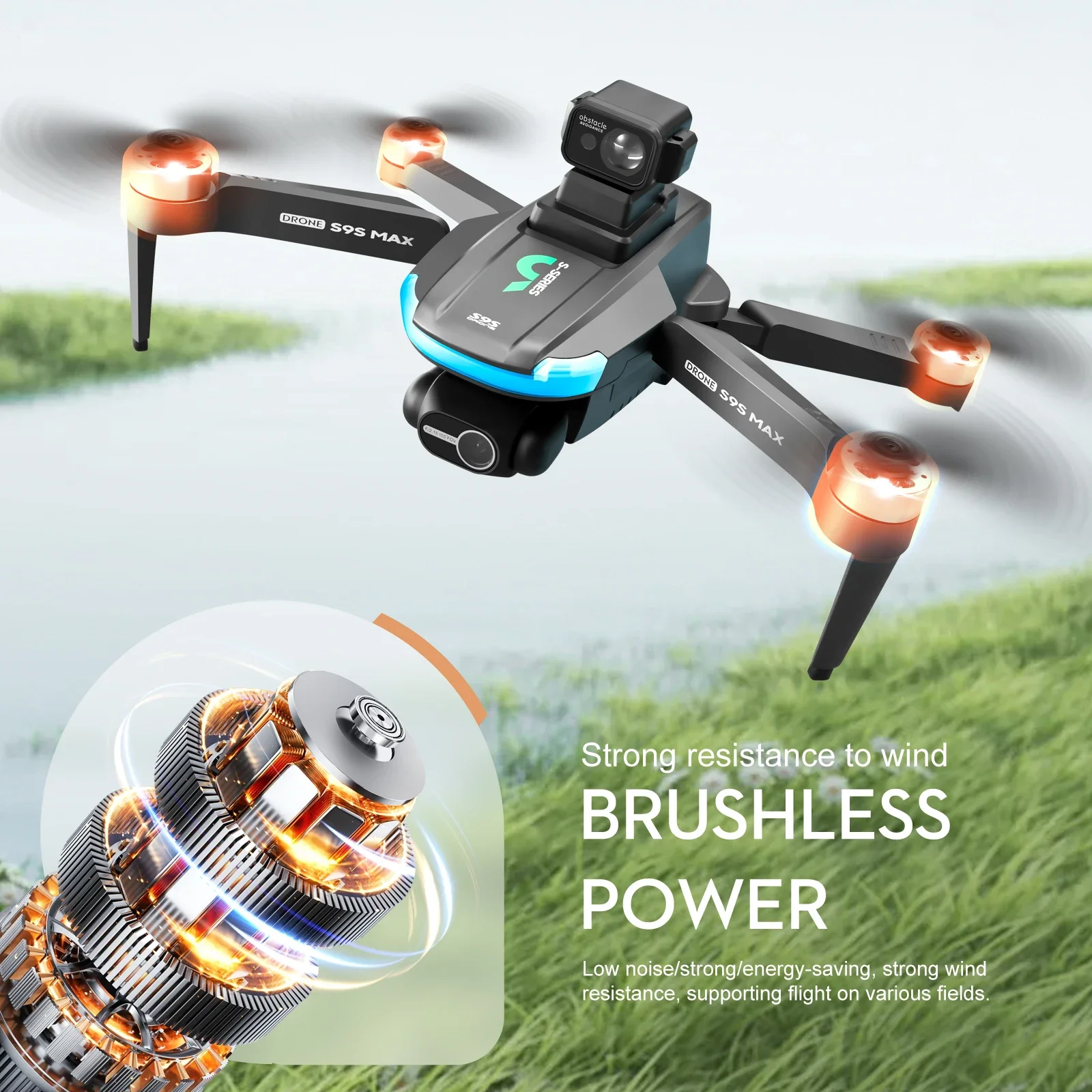 NEW S9S MAX MINI Drone 4K 2-Ax - Drone Battery Case incelemesi ve fiyatı