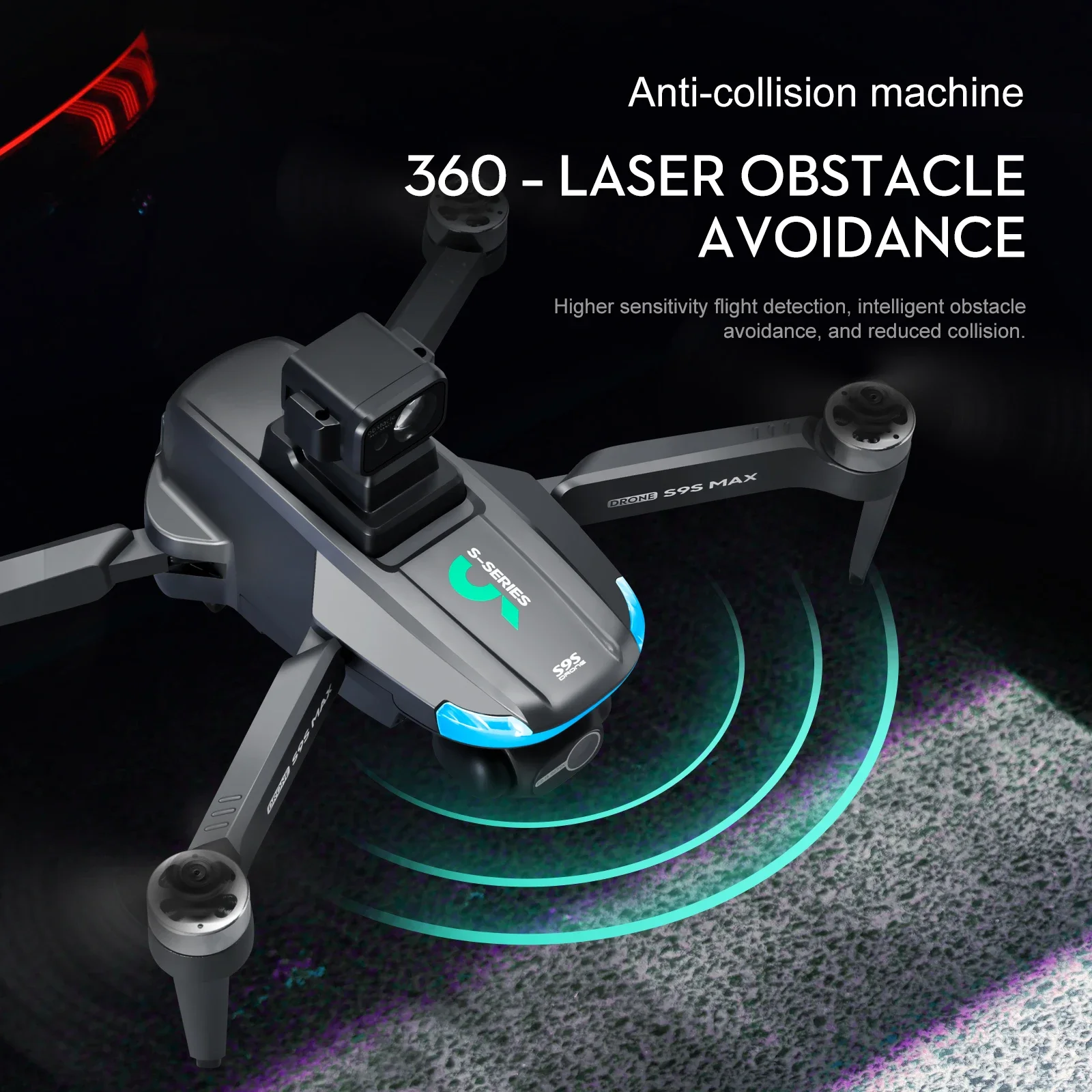 NEW S9S MAX MINI Drone 4K 2-Ax - Drone Battery Case incelemesi ve fiyatı
