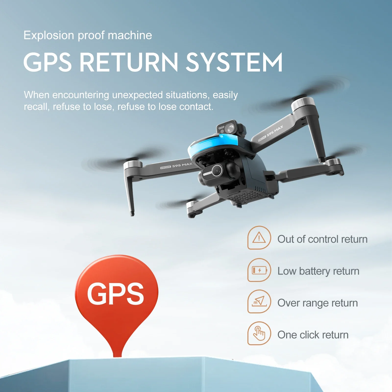 NEW S9S MAX MINI Drone 4K 2-Ax - Drone Battery Case incelemesi ve fiyatı