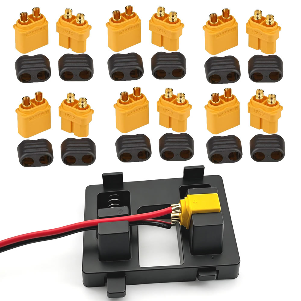 XT60 Connector Plug with Sheat - Drone Battery Connector incelemesi ve fiyatı