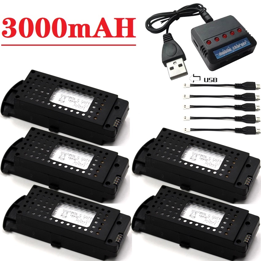 Q6 Drones Battery 3.7V 3000mAh - Drone Battery Li-Ion incelemesi ve fiyatı