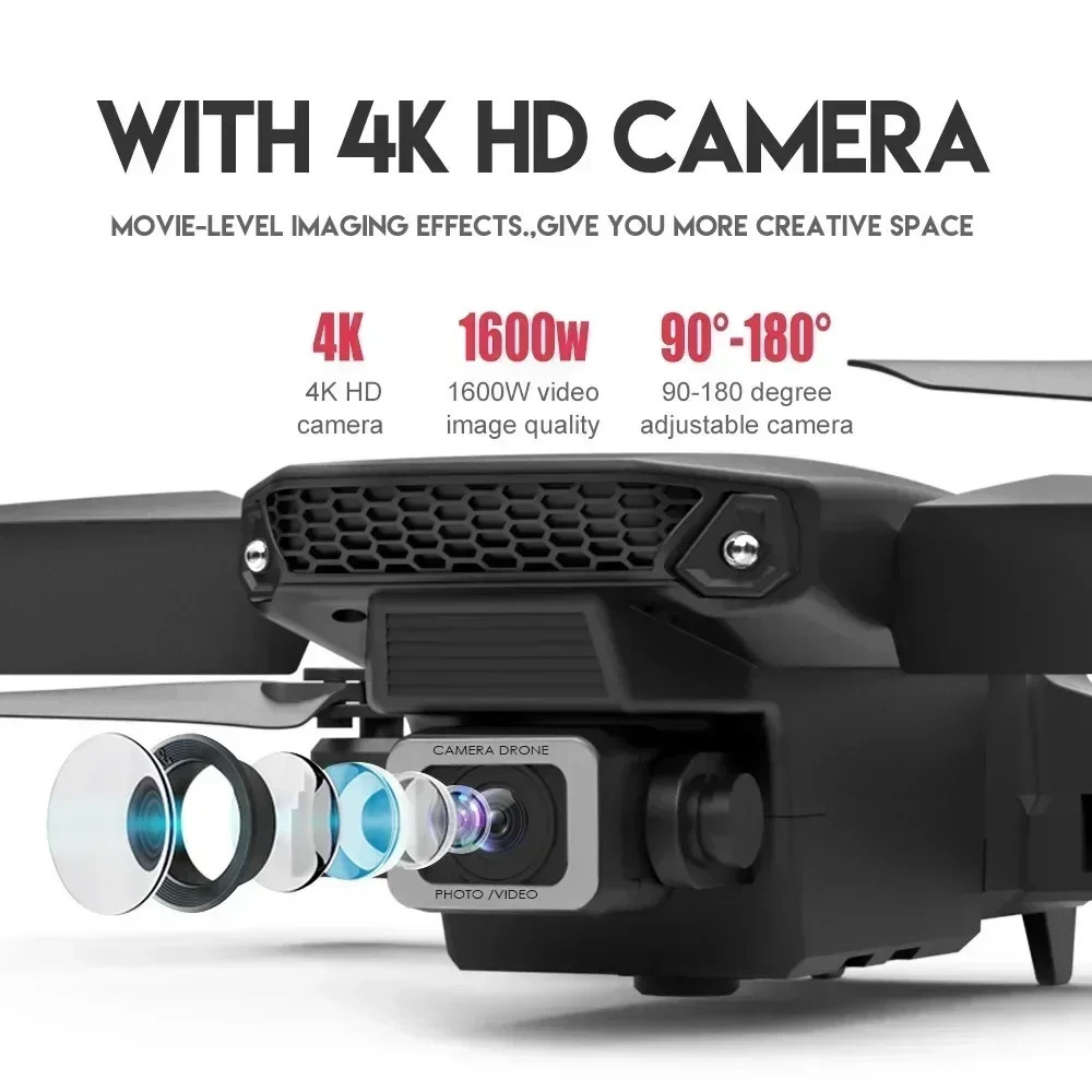 E88 Pro WIFI FPV Drone Wide An - Drone Battery Case incelemesi ve fiyatı
