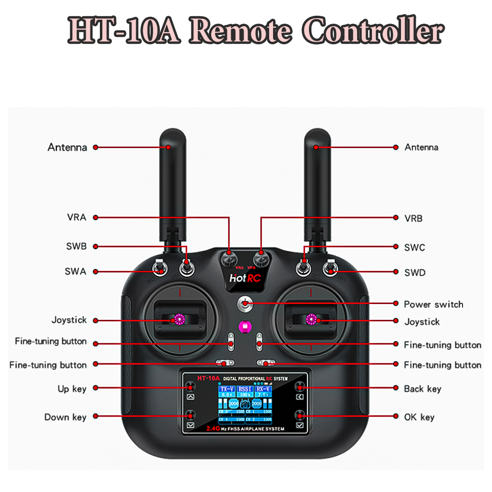 Hotrc Hot rc HT-10A HT10A 2.4G - Drone Battery Connector incelemesi ve fiyatı