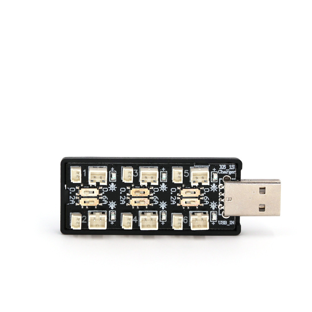 6CH USB 1S LiPo/LiHv 3.7V/4.2V - Drone Battery Connector incelemesi ve fiyatı