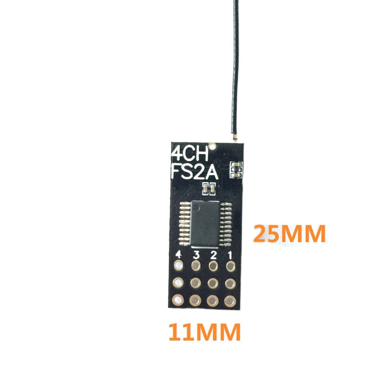 Flysky FS2A Mini Receiver 4CH  - Drone Battery Plate incelemesi ve fiyatı
