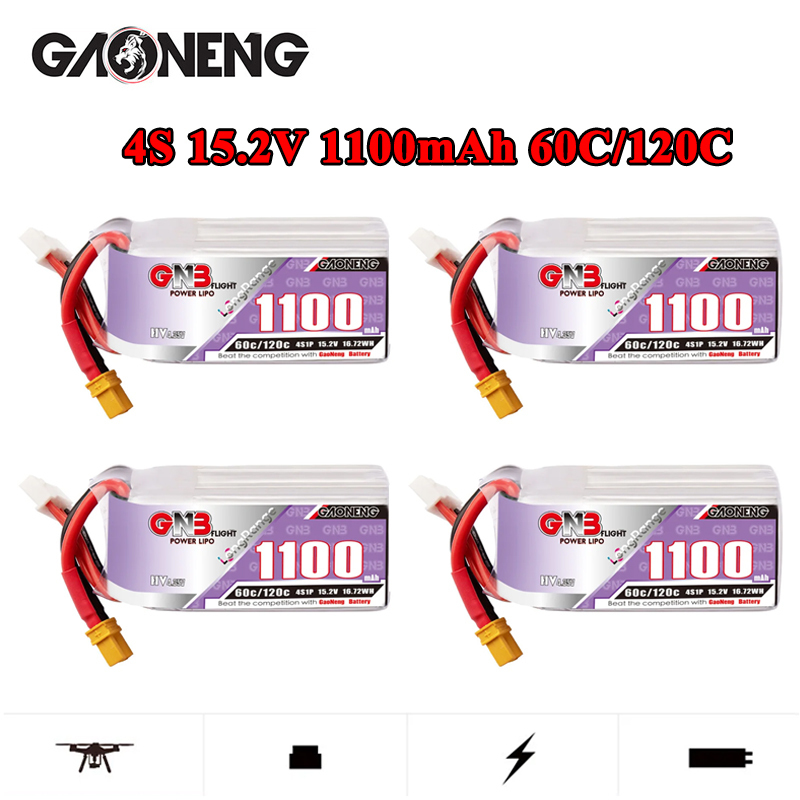 GNB 4S 1100mAh 60C/120C HV Lip - Drone Battery Plate incelemesi ve fiyatı