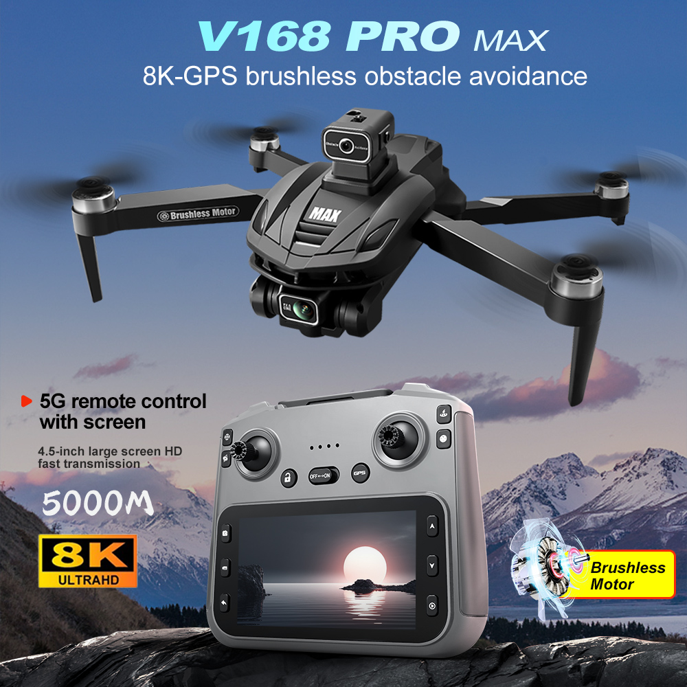 V168 PRO Max GPS Drone 8K Prof - Drone Battery Case incelemesi ve fiyatı