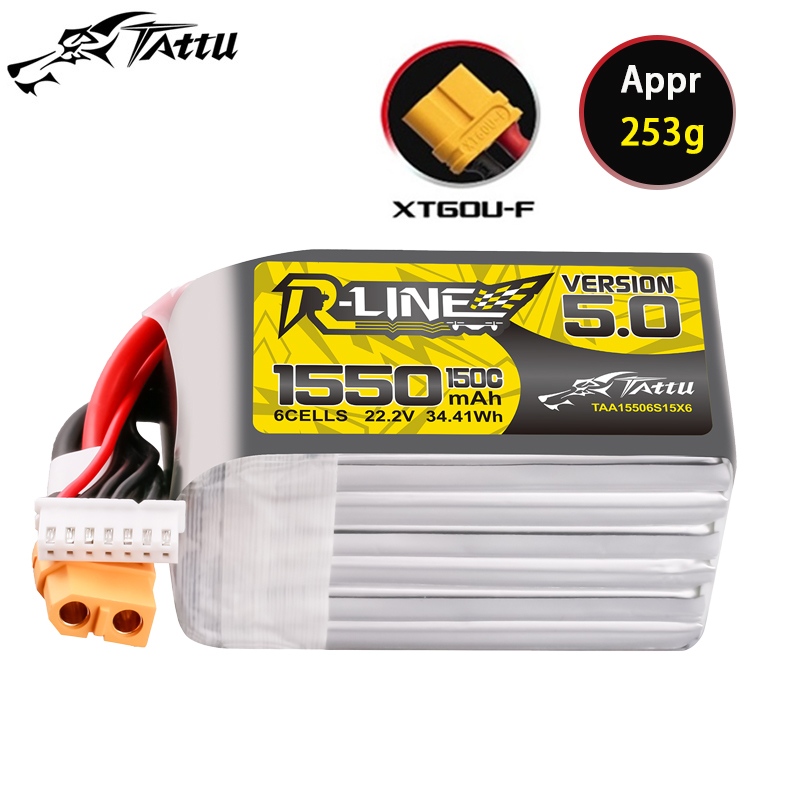 TATTU-R-LINE 5.0 22.2V 1550mAh - Drone Battery Plate incelemesi ve fiyatı
