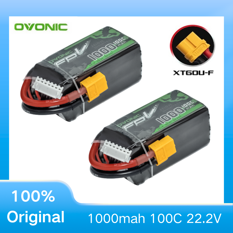 2Pcs OVONIC 1000mAh 100C 22.2V - Drone Battery 6S incelemesi ve fiyatı