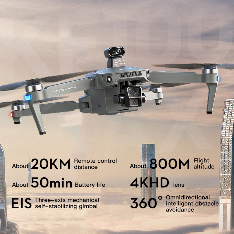 SJRC KF100 MAX 8K UHD Photo HD - Drone Battery Case incelemesi ve fiyatı