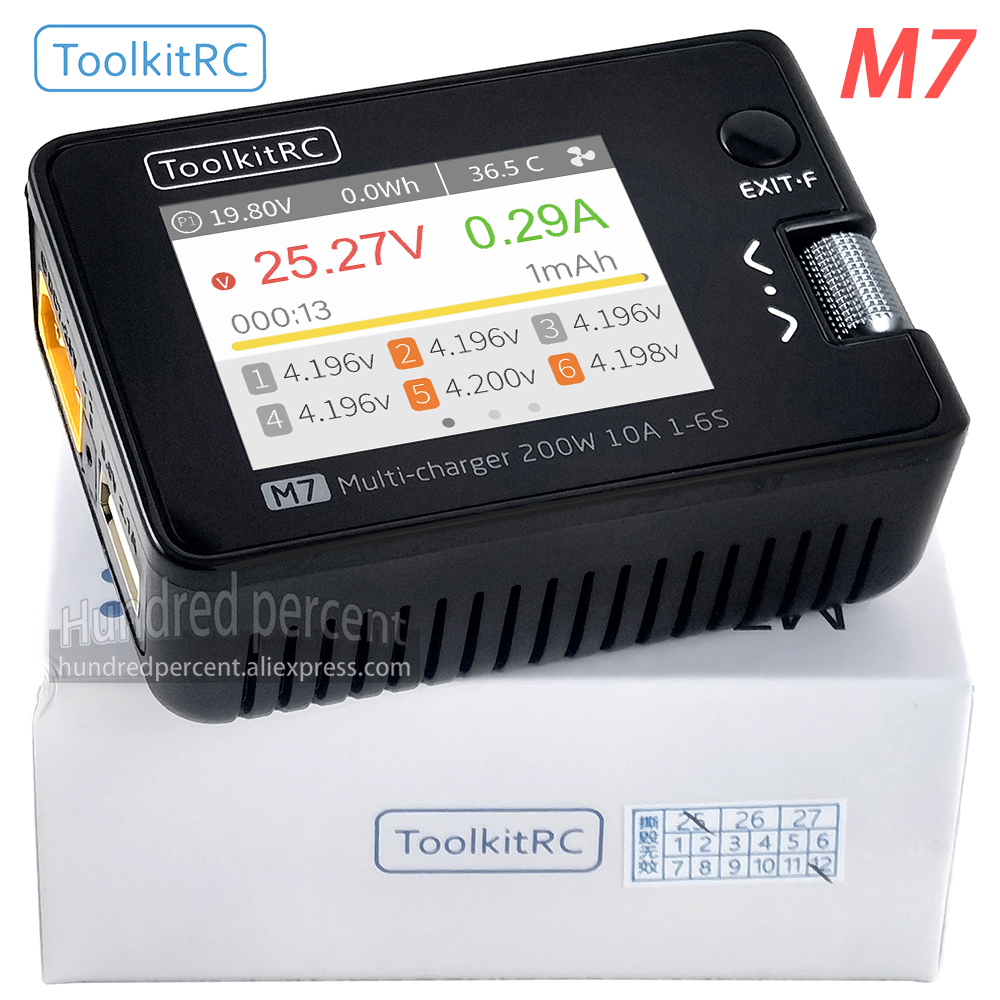 ToolkitRC M7 Charger Intellige - Drone Battery Voltage Checker incelemesi ve fiyatı