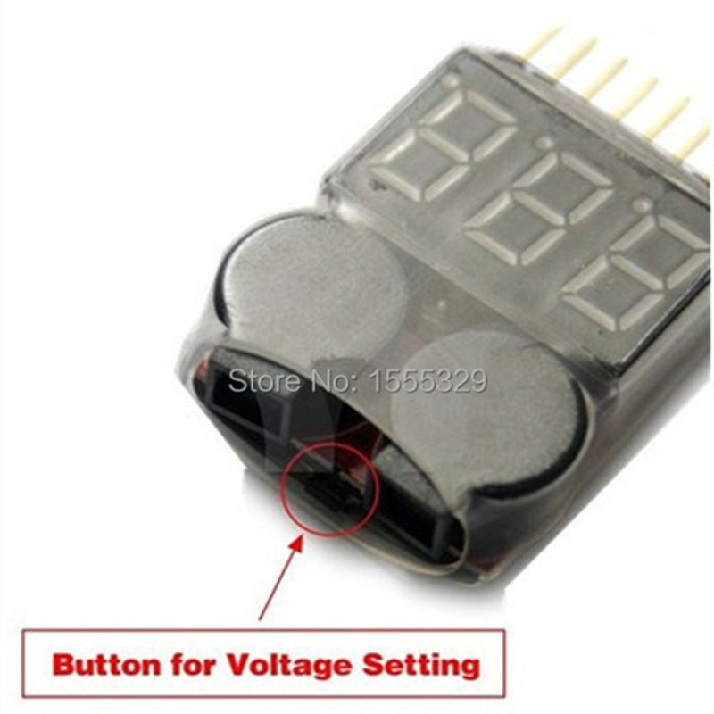 2Pcs 1S-8S LiPo Battery Voltag - Drone Battery Voltage Checker incelemesi ve fiyatı