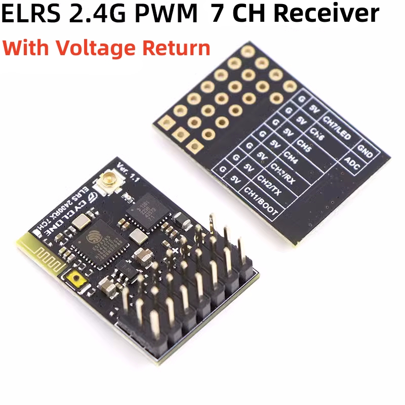 ELRS 2.4G PWM 7CH 6CH CRSF Rec - Drone Battery Plate incelemesi ve fiyatı