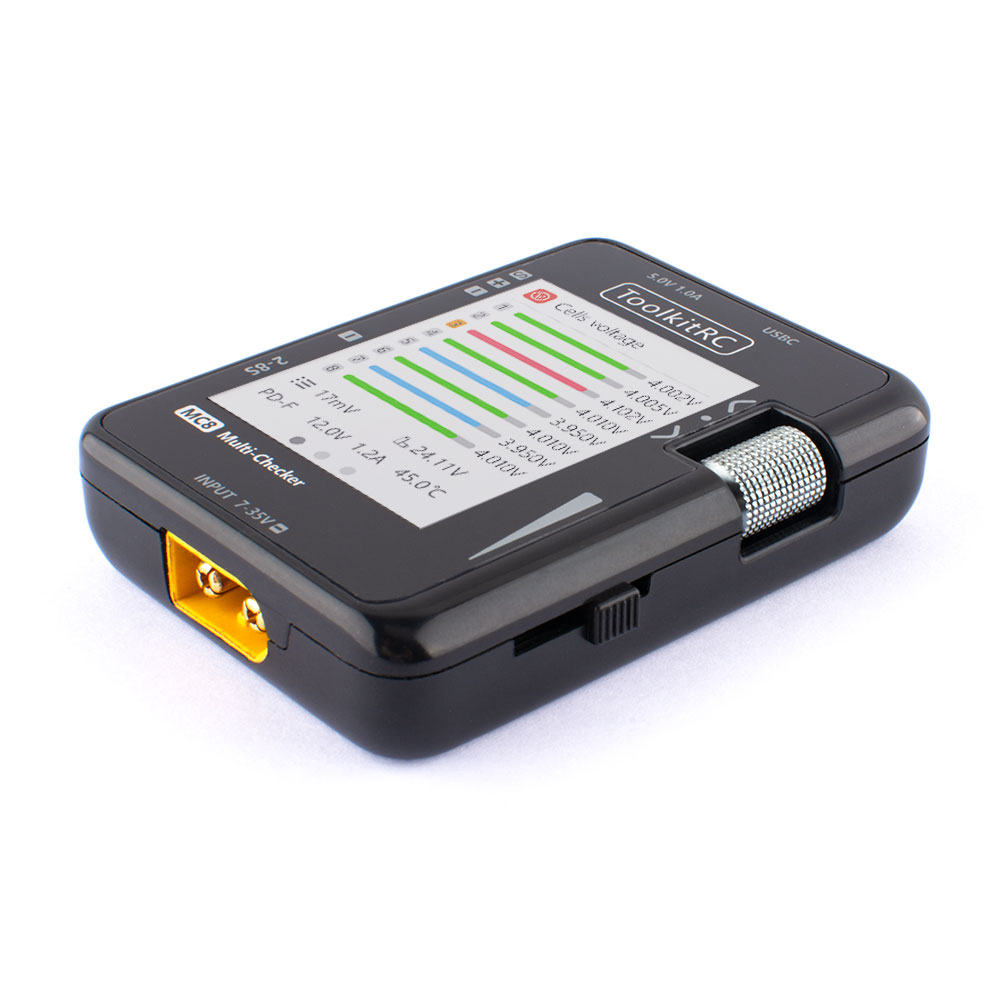 ToolkitRC MC8 Mini Size Cell c - Drone Battery Voltage Checker incelemesi ve fiyatı