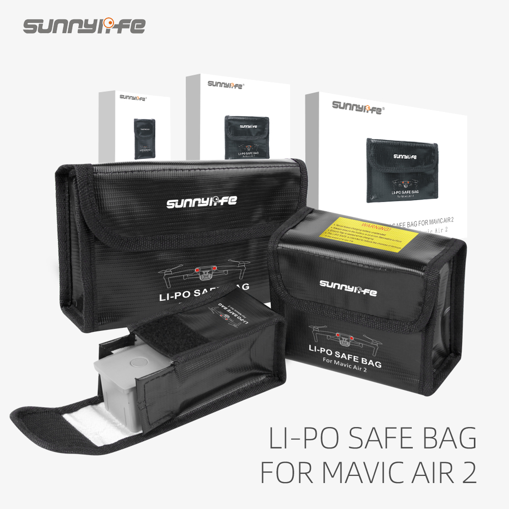 For DJI AIR 2S LiPo Safe Bag E - Drone Battery Bag incelemesi ve fiyatı