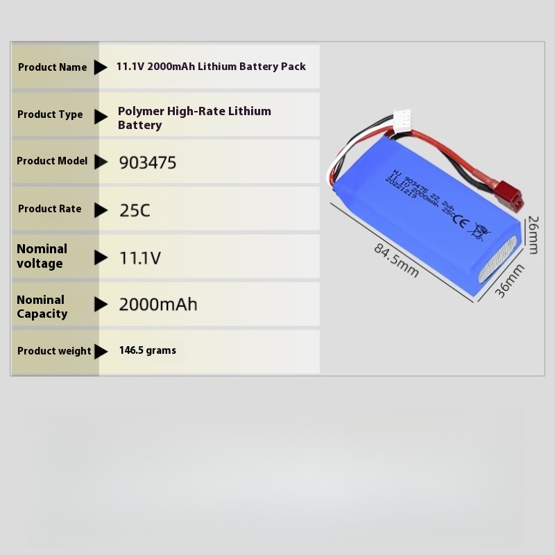 XT30 Plug 11.1v 2000mAh Lipo B - Drone Battery 3S incelemesi ve fiyatı