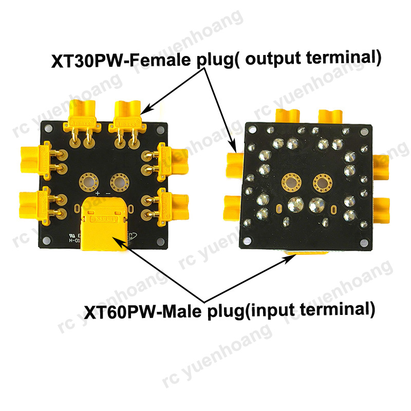 1PCS XT30PW-Female Power Distr - Drone Battery Parallel Board incelemesi ve fiyatı