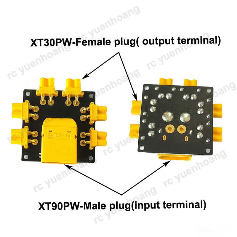 1PCS XT30PW-Female Power Distr - Drone Battery Parallel Board incelemesi ve fiyatı