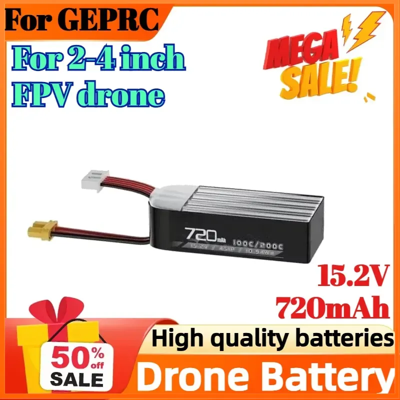 4S 15.2V 720mAh 100C Battery f - Drone Battery High Voltage incelemesi ve fiyatı