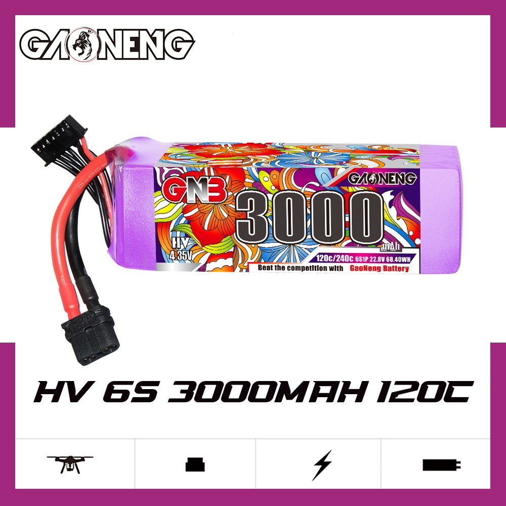 GNB Lipo Battery 6S 22.8V 3000 - Drone Battery Connector incelemesi ve fiyatı