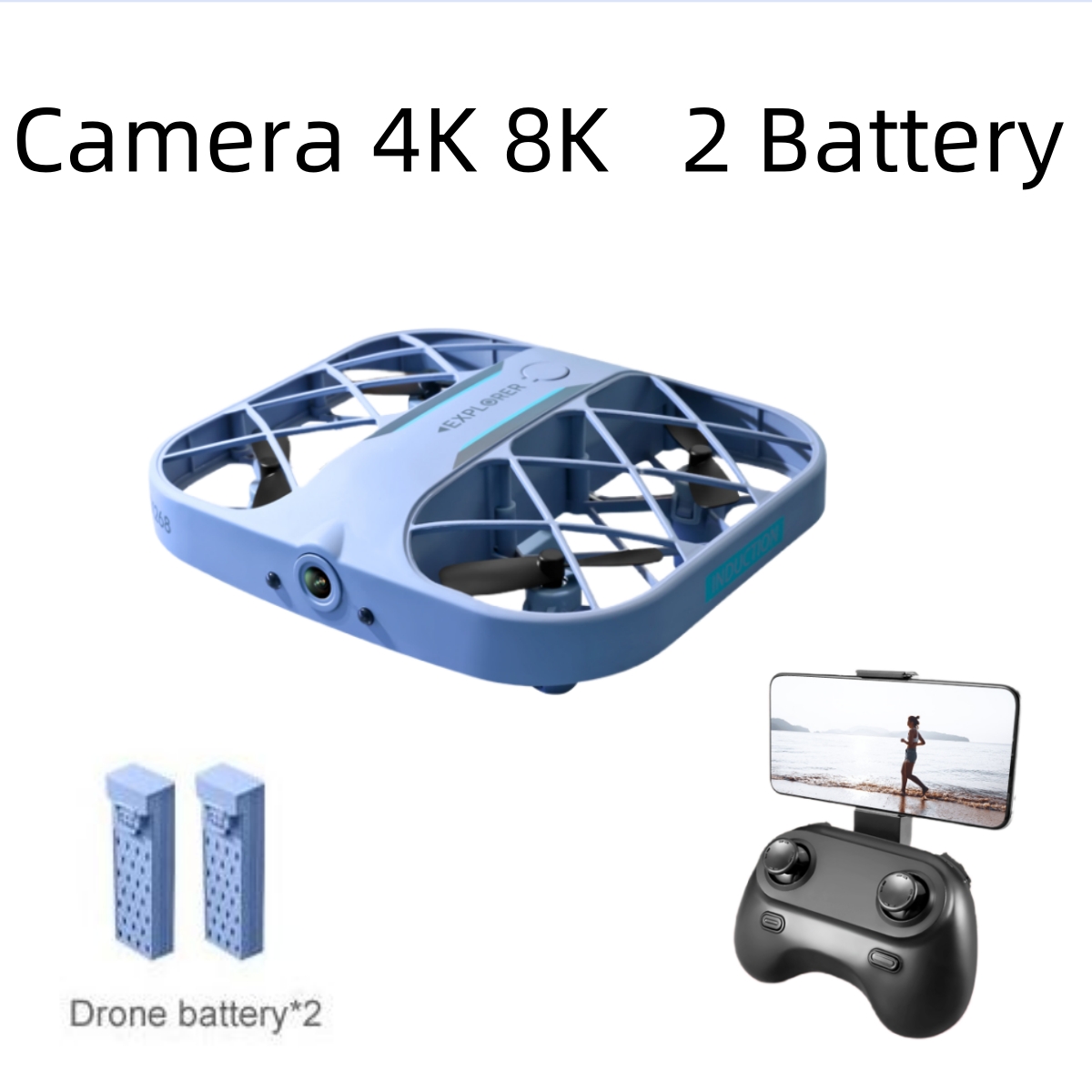 JJRC H107 FPV RC Drone with 2  - Drone Battery Case incelemesi ve fiyatı