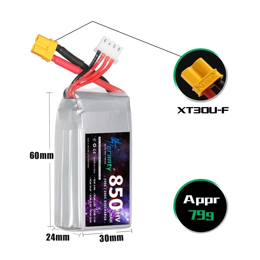 1/2/3PCS TERANTY 3S 11.4V Lipo - Drone Battery Lipo incelemesi ve fiyatı