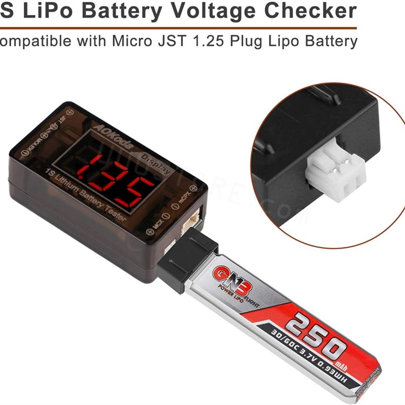 AOKoda AOK-041 1S LiPo Battery - Drone Battery Voltage Checker incelemesi ve fiyatı